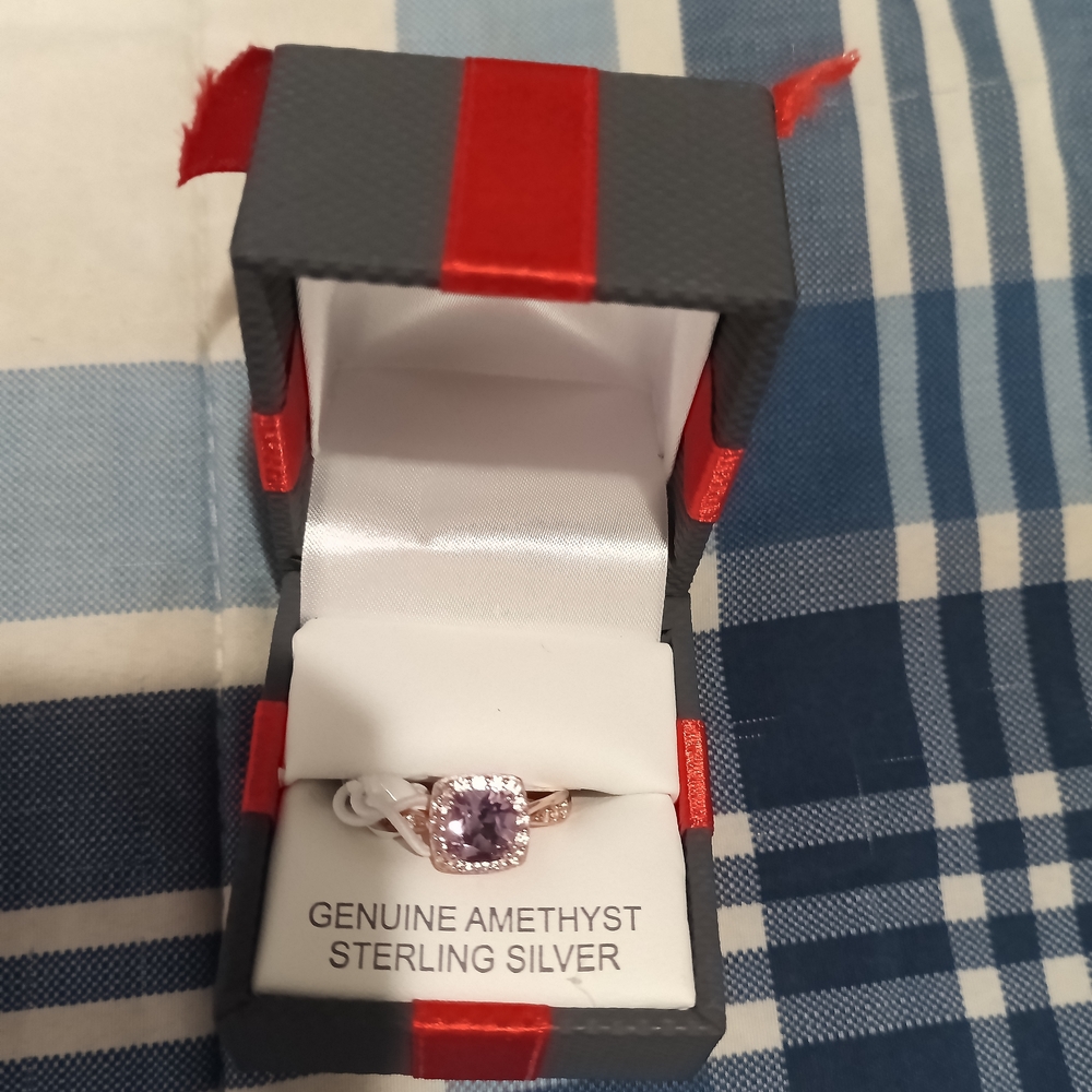 Sterling Silver Amethyst Ring